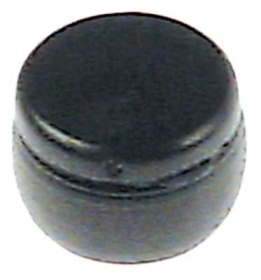 Zátka ø 10,7mm černý L 7mm pro roh s nárazníkem Množství 1 ks