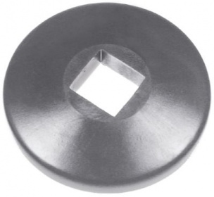 Kolečko s nárazníkem PVC ø vnitřní půměr 25x25mm šedý ø vnější půměr 100mm V 24mm