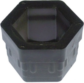 Patka zařízení plast V 41mm WS 56 spodní díl