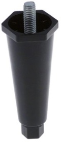 Patka zařízení závit 3/8″-16UNC plast V 101-135mm závit L 17mm Množství 1 ks
