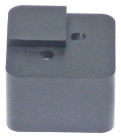 Patka zařízení V 25mm L 35mm W 35mm ø otvoru 5mm montážní vzdálenost 14mm