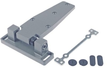 Závěs šedý montážní vzdálenost 138mm nastavitelná výška montážní pozice vlevo typ 4296