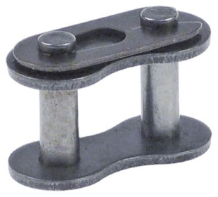 Spojovací článek DIN/ISO 08 B-1 rozdělení 1/2″ spojky 1 tvrzené L 23mm jednoduchý
