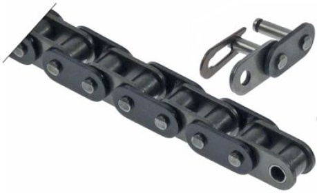 Válečkový řetěz DIN/ISO 06 B-1 rozdělení 3/8″ / 9,525mm spojky 27 jednoduchý