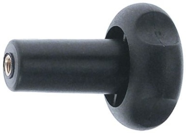 Hvězdicové kolečko závit M5 ø 40mm černý L 54mm