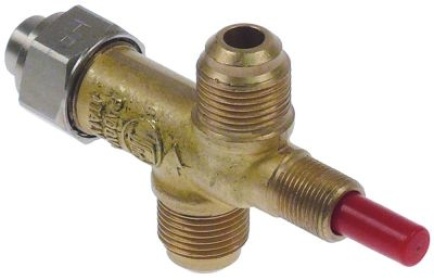 Bezpečnostní ventil přívod plynu 3/8" vnější závit výstup plynu 3/8" vnější závit