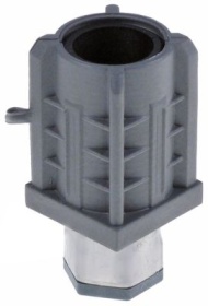 Patka zařízení plast/SS V 23-60mm tloušťka 1-1,2mm typ trubky 40x40 Množství 1 ks