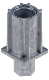 Patka zařízení zamak V 27-55mm tloušťka 1,2-1,5mm typ trubky 35x35 Množství 1 ks