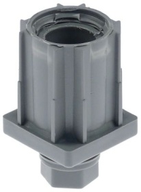 Patka zařízení plast V 23-53mm tloušťka 1,2-1,5mm typ trubky 40x40 Množství 1 ks