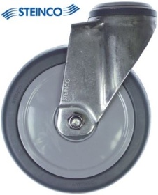 Otočné kolečko otvor na šroub V 158mm ø otvoru na šroub 10,5mm ø 125mm šířka kola 32mm