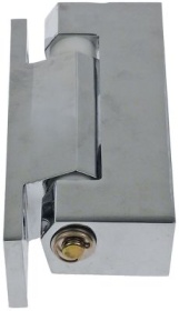 Hranový závěs L 150mm W 30mm montážní vzdálenost 110/80mm se sklonem