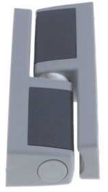 Hranový závěs L 166,5mm W 33mm montážní vzdálenost 30/60mm se sklonem