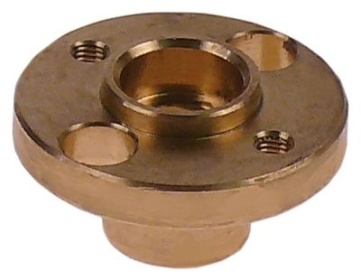 Ložisko závit M5 mosaz ø 44mm ø vnitřní půměr 11mm V 23mm pro západku dveří