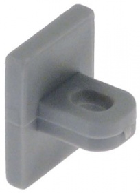 Držák na přihrádky L 26mm W 20mm V 23mm plast pro mřížkový rošt pro chladničku