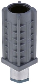 Patka zařízení plast/SS V 23-92mm tloušťka 1-1,2mm typ trubky 40x40 Množství 1 ks