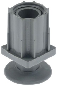 Patka zařízení plast V 26-56mm tloušťka 1,2-1,5mm typ trubky 40x40 Množství 1 ks