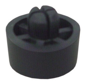 Patka zařízení pryž ø 20mm V 10mm montážní ø 8mm celková výška 15mm Množství 1 ks
