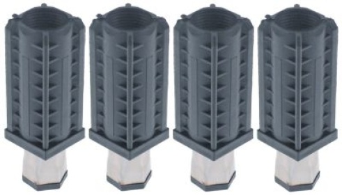 Patka zařízení plast/SS V 23-92mm tloušťka 1-1,2mm typ trubky 40x40 zatížení Množství 4 ks