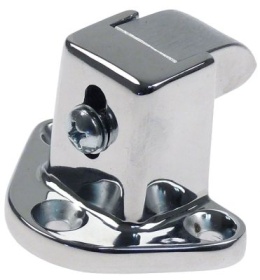 Pojistka dveří V 51,5mm L 75mm W 48mm pochromované, leštěné montážní vzdálenost 1 55,6mm