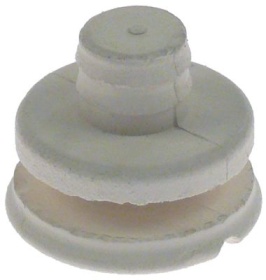 Patka zařízení bílý montážní ø 30mm celková výška 27mm pro zařízení řezák