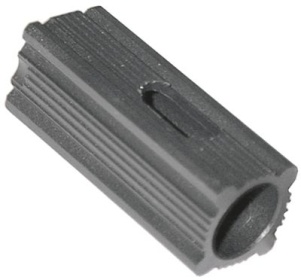 Pouzdro polyamid ø 18mm L 62mm vhodné pro čtverhranné trubky
