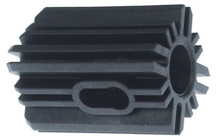 Pouzdro polyamid ø vnitřní půměr 18mm L 62mm M10x1,5 vhodné pro čtverhranné trubky