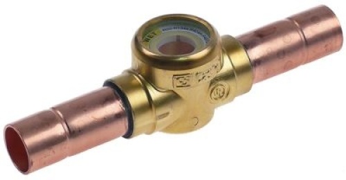Indikátor vlhkosti přípojka ODF 16mm L 131mm s ukazatelem typ 3940/5 CASTEL -30 do +110°C
