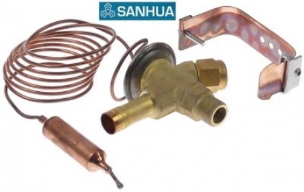 Expanzní ventil kapilára 1500mm přívod 3/8″ typ RFKA03-3.4-03  - SANHUA p max 35bar