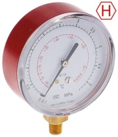 Manometr ø 80mm R410a HIGH 1/8″ NPT