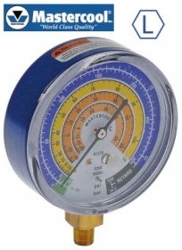 Manometr přípojka 1/4″ NPT ø 80mm R1270, R290, R600a třída 1.6 model RBL