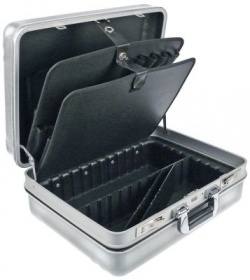 Kufřík na nářadí plast stříbřitý velikost 495x390x200mm  -