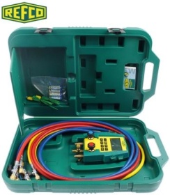 Montážní pomůcka pro 49 chladiv 2cestné 4 x baterie 1,5 V AA třída 1,00 psi/bar/MPa/kPa