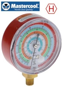 Manometr přípojka 1/8″ NPT ø 63mm R22/R134a/R404a/R407c/R507a třída 1.6 model MH