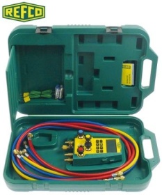 Montážní pomůcka pro 49 chladiv 4cestné 4 x baterie 1,5 V AA třída 1,00 psi/bar/MPa/kPa
