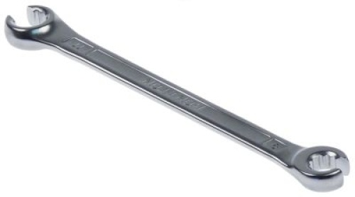 Dvouočkový klíč chrom-vanadová ocel, pochromovaná otevřené velikost 9/11mm DIN 3118/ISO 3318
