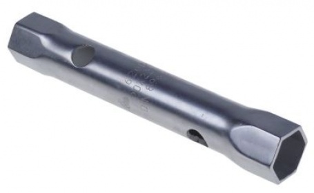 Trubkový nástrčný klíč pochromovaná ocel L 160mm ø otvoru 12,5mm velikost 18x21mm