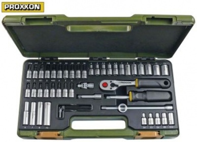 Sada nástrčných klíčů 1/4″ velikost 4-13/šestihran3-6/TX8-30/PH1-2/PZ1+3/FD4-7mm
