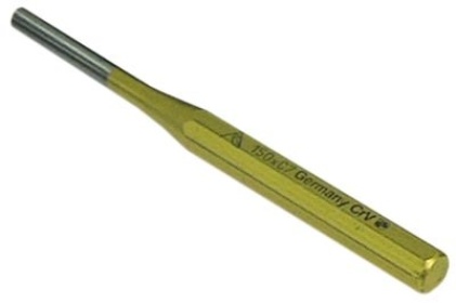 Vyrážeč závlaček L 150mm ø hřídele 10mm ø bodu 6mm délka bodu 50mm DIN 6450 C