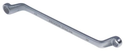 Dvouočkový klíč chrom-vanadová ocel, pochromovaná kompenzace velikost 10/13mm DIN 838/ISO 3318