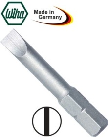 Bit s drážkou L 39mm dlouhé standardní velikost 0,6x3,5mm