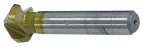 Kuželový záhlubník HSS-TiN L 55mm 90° ø hřídele 8mm ø hlavy 12,4mm