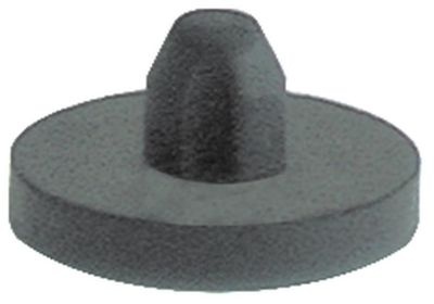 Patka zařízení pryž ø 25mm V 4mm montážní ø 8,5mm celková výška 13mm Množství 1 ks