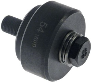 Děrovač na plech tloušťka až 2,5mm ø otvoru 54mm s axiálním kuličkovým ložiskem