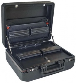 Kufřík na nářadí plast černý velikost 422x320x185mm  -