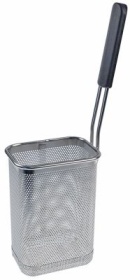 Koš na těstoviny B1 100mm L1 140mm H1 200mm L2 190mm H2 220mm H3 420mm nerezová ocel