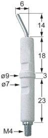Zapalovací elektroda přípojka M4 Množství 1 ks