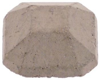 Keramická briketa růžová velikost 50x50mm Deluxe Množství 59 kusů (3,2 kg)