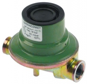 Ovladač tlaku plynu BP1903VT přípojka 1/4″ - 3/8″ 30mbar/4kg/h vstupní tlak max. 16bar LPG NOVACOMET