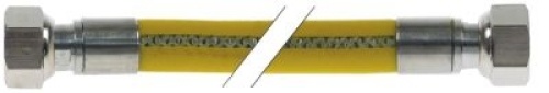 Plynová hadice L 1000mm T1: M24x1,5 T2: M24x1,5 jmenovitý ø DN12mm EN 14800
