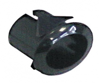 Držák prvku černý montážní rozměry 20,6x16,4mm pro tlačítka 13x17mm s obloukem